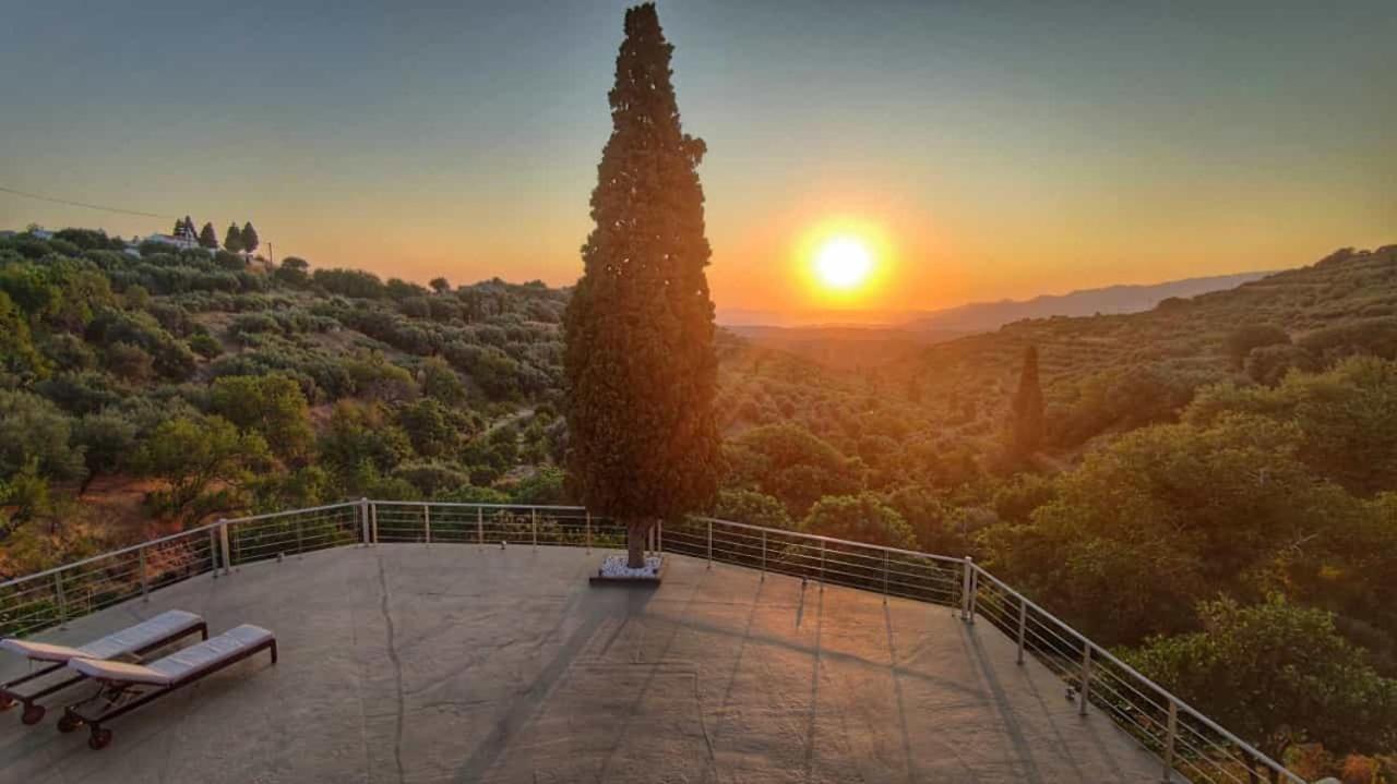 Villa Irini - Cretan Luxury Villa With Amazing View Paraspori (Crete) Exterior foto