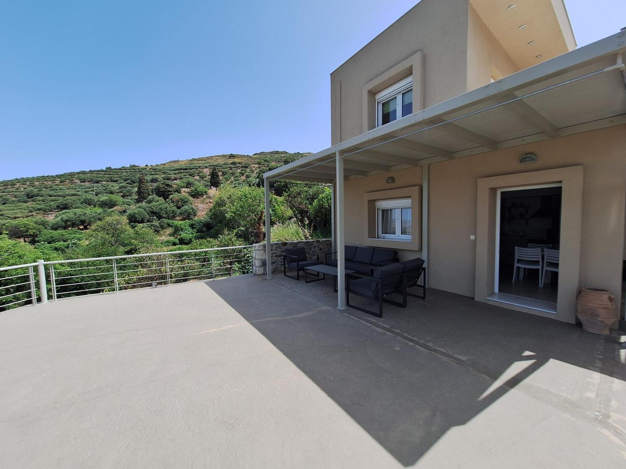 Villa Irini - Cretan Luxury Villa With Amazing View Paraspori (Crete) Exterior foto