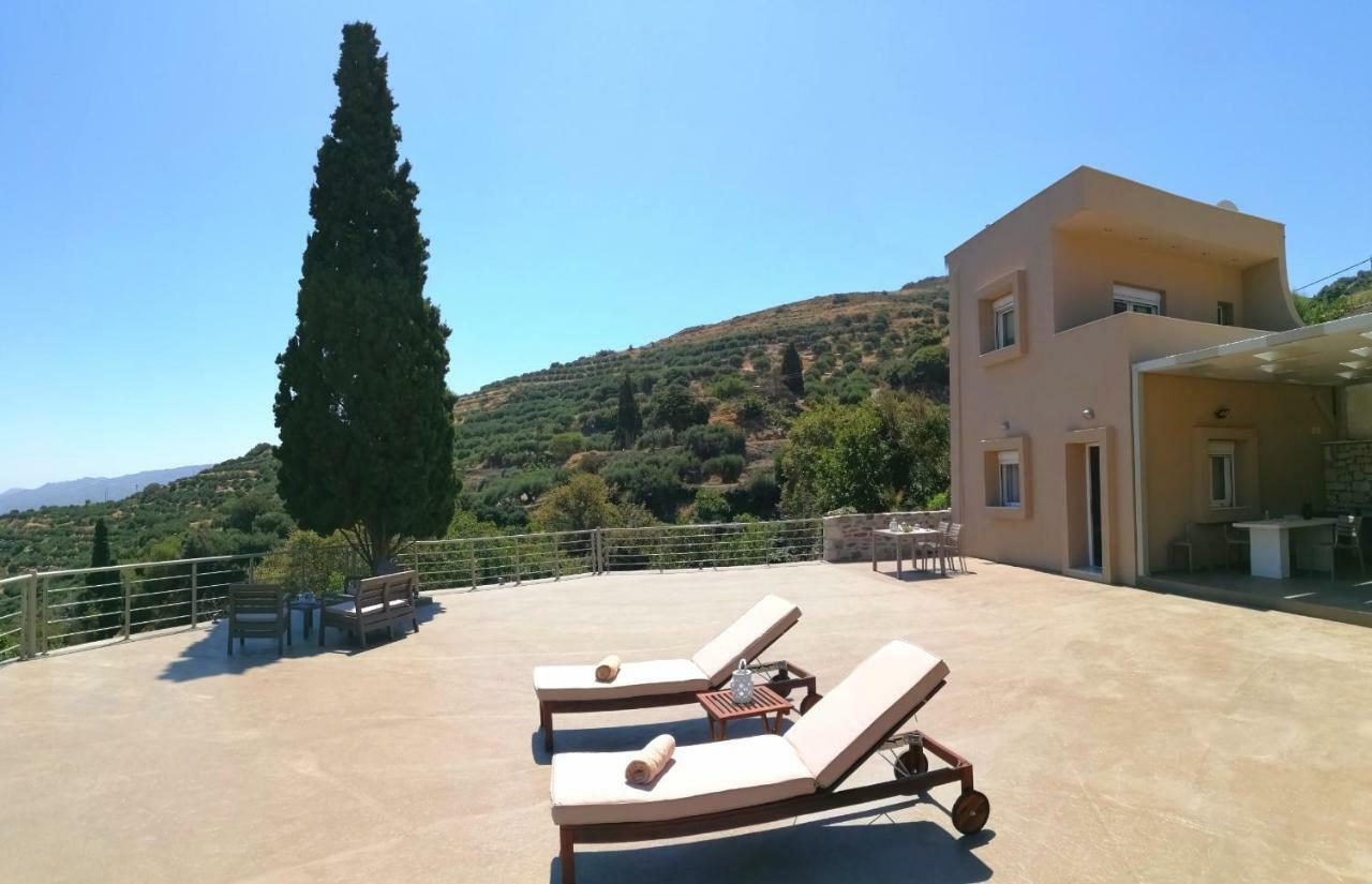 Villa Irini - Cretan Luxury Villa With Amazing View Paraspori (Crete) Exterior foto