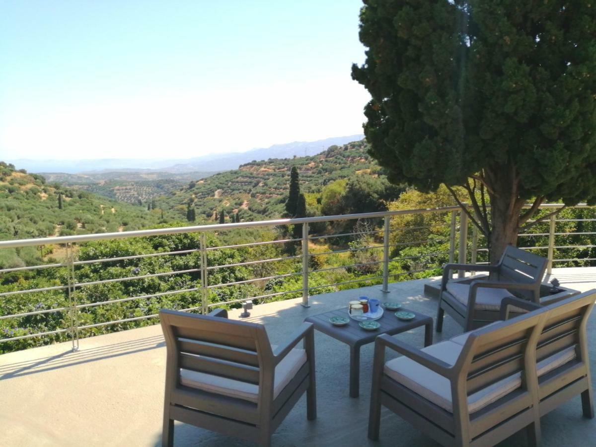 Villa Irini - Cretan Luxury Villa With Amazing View Paraspori (Crete) Exterior foto